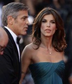 George Clooney y Elisabetta Canalis acapararon toda la atención en Venecia